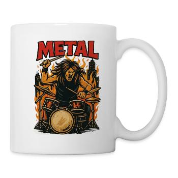 Metal Beater - Tasse - Weiß - Rechts
