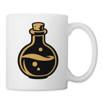 Zaubertrank Flasche Icon - Tasse - Weiß - Rechts