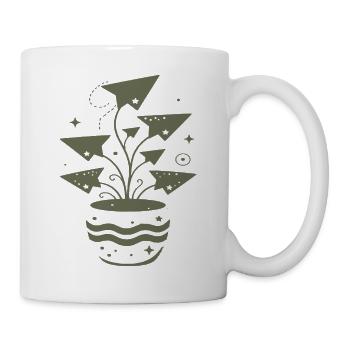 Magische Wachstumspflanze Explosiv - Tasse - Weiß - Rechts