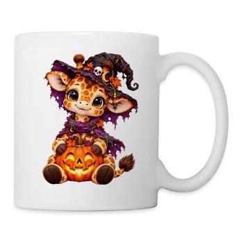 Gir'Halloween süße Giraffe - Tasse - Weiß - Rechts
