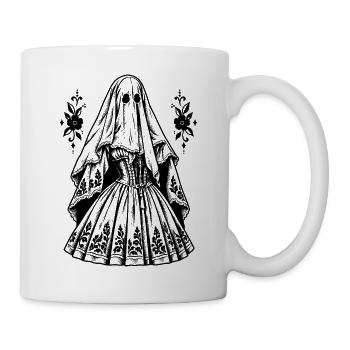 Dunkle viktorianische Geisterkunst - Tasse - Weiß - Rechts