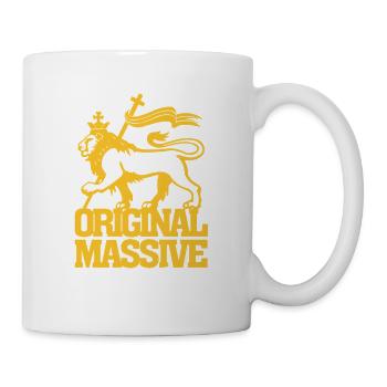 Original Massive – Gelb - Tasse - Weiß - Rechts