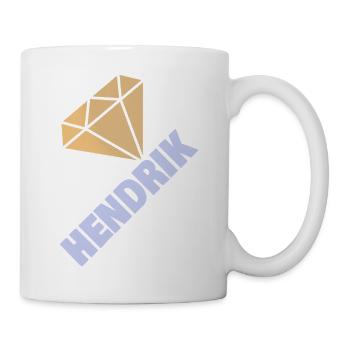Diamant Hendrik - Tasse - Weiß - Rechts