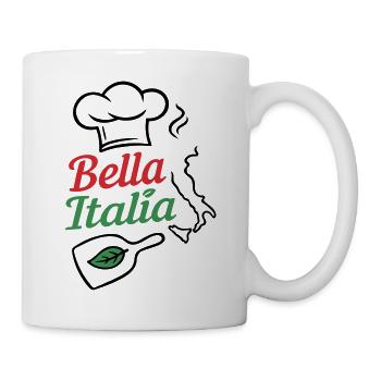 Bella Italia – Italien Liebe & Dolce Vita - Tasse - Weiß - Rechts