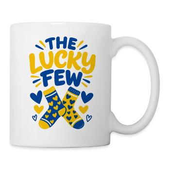 THE LUCKY FEW – Down-Syndrom Akzeptanz & Socken - Tasse - Weiß - Rechts