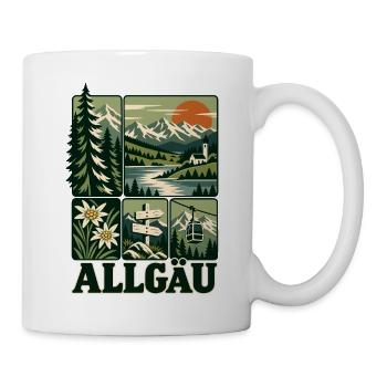 Allgäu Alpine Outdoor - Tasse - Weiß - Rechts