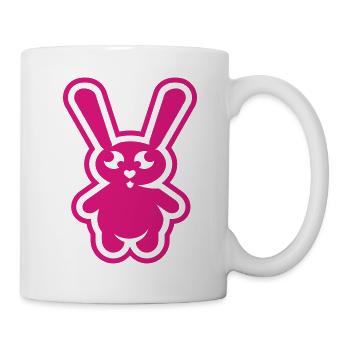 cool_rabbit_inv - Mug blanc - blanc - Droite
