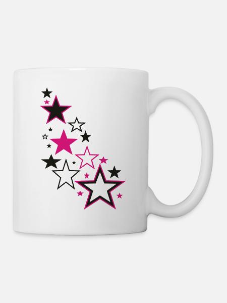 Stars - Tasse - Weiß