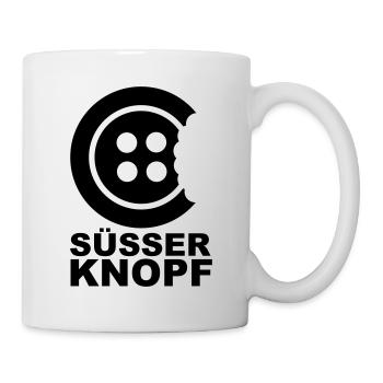 Süsser Knopf - Tasse - Weiß - Rechts