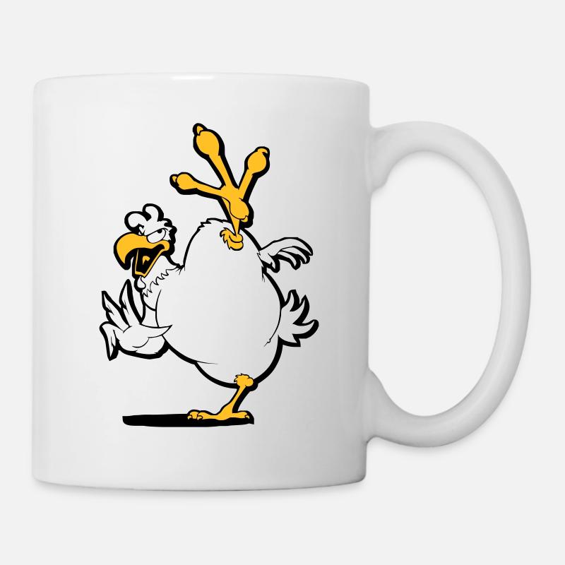 kung_fu_chicken - Tasse - Weiß