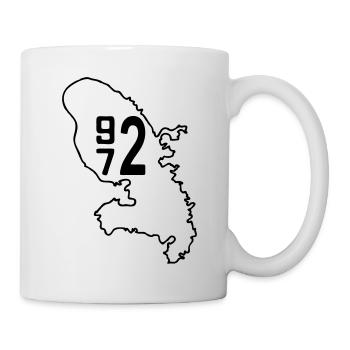 martinique - Mug blanc - blanc - Droite