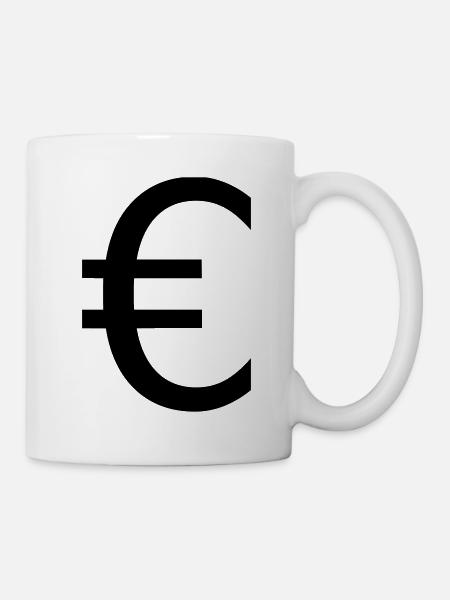 Euro - Mug blanc - blanc