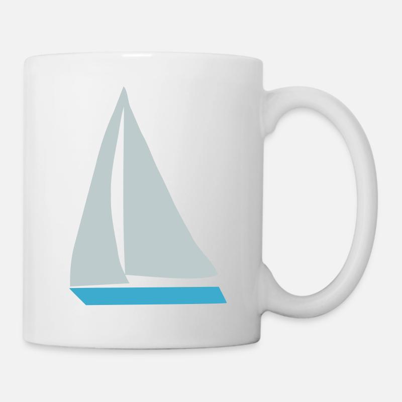 Segelboot - Tasse - Weiß
