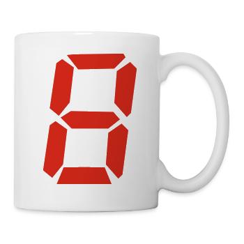 8 - Tasse - Weiß - Rechts