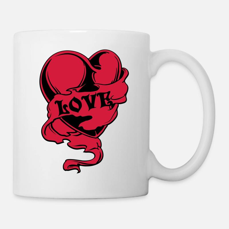 Herz - Tasse - Weiß