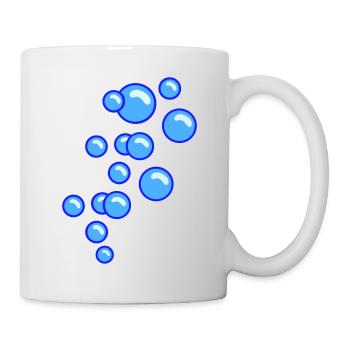 Blasen / bubbles (3c) - Mug - white - Right