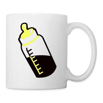 Baby-Fläschchen - Tasse - Weiß - Rechts
