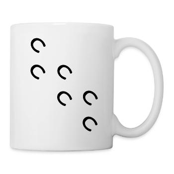 pferd - Tasse - Weiß - Rechts