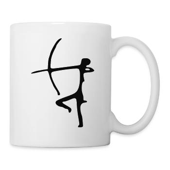 Bogenschütze Maaarghhh! - Tasse - Weiß - Rechts