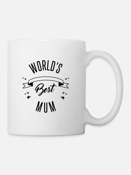 WORLD'S BEST MUM - Mug - white