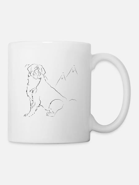 Bernese Mountain Dog - Mug - white