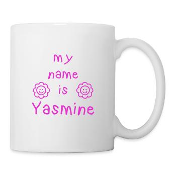 YASMINE MY NAME IS - Mug blanc - blanc - Droite