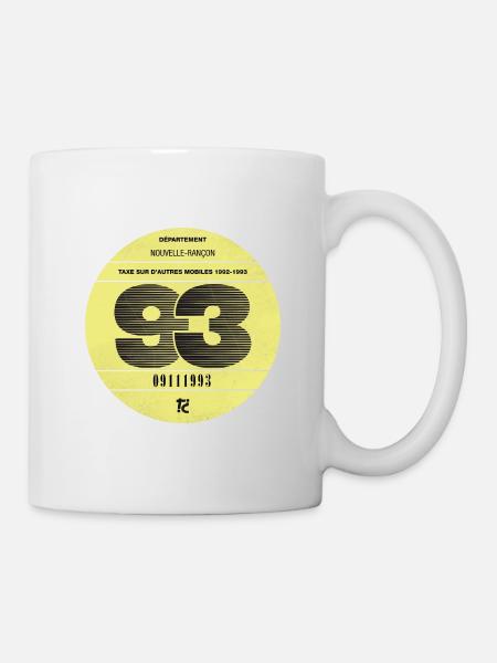 Vignette automobile 1993 - Mug blanc - blanc