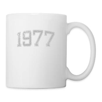 1977 années - Mug blanc - blanc - Droite