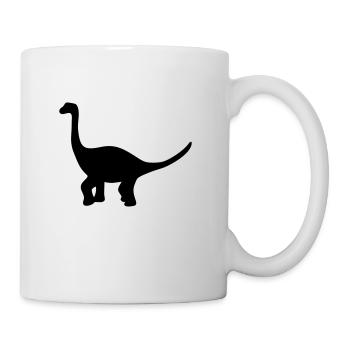 Dinosaur brachiosaurus gift - Mug - white - Right