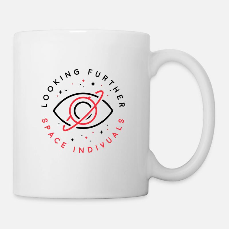 Space Individuals - Looking Further White - Mug - white