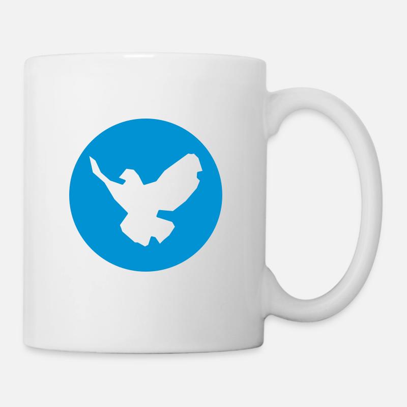 Friedenstaube - Tasse - Weiß
