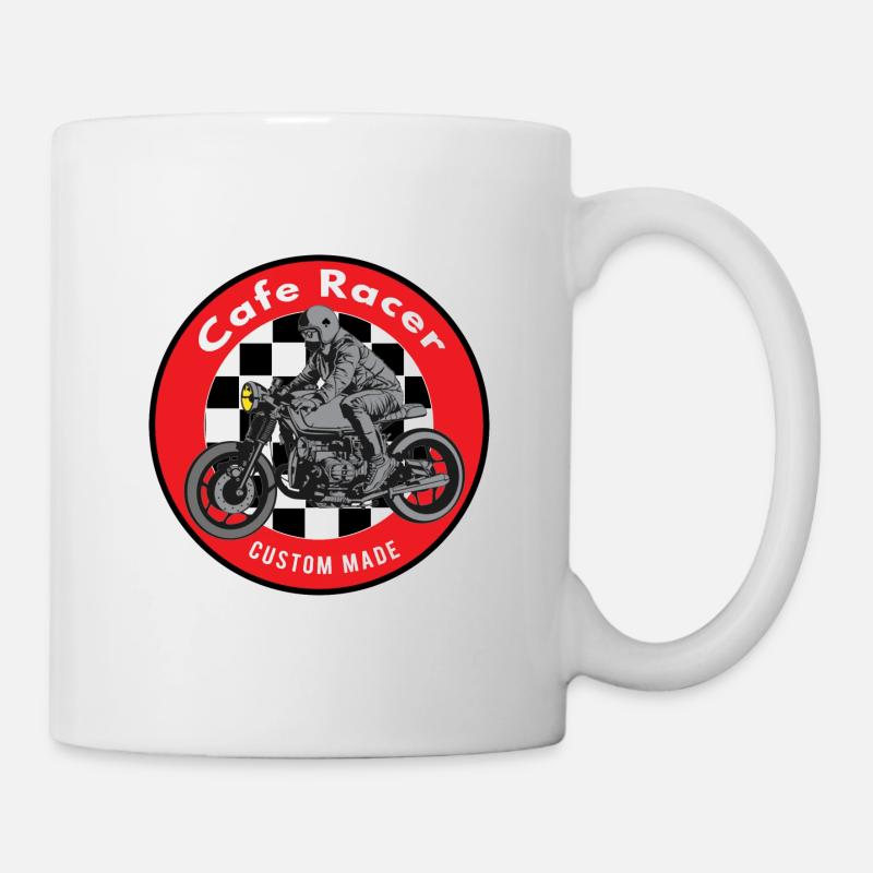 CAFE RACER sur mesure - Mug blanc - blanc