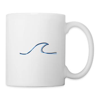 Welle - Tasse - Weiß - Rechts