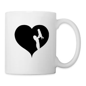 Woman kid heart family gift idea - Mug - white - Right