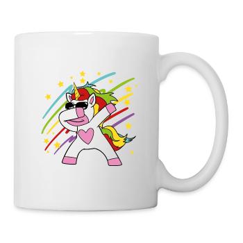 Cute Funny Cool Unicorn Unicorns fable - Mug - white - Right