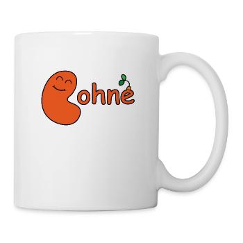 Bohne - Tasse - Weiß - Rechts