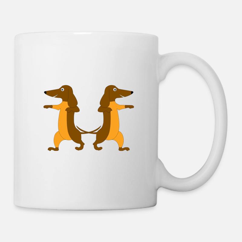 Dachshund double pack - Mug blanc - blanc