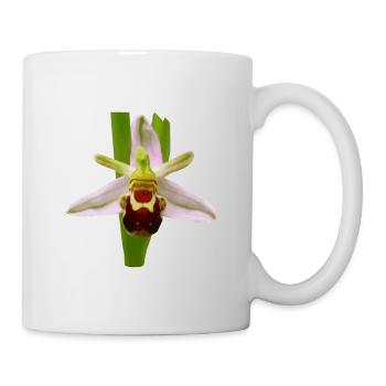 The bees orchid is an orchid plant - Mug - white - Right