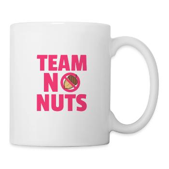 Team Girl Team No Nuts It's a Girl Gender Reveal - Tasse - Weiß - Rechts