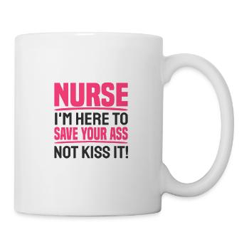 Krankenschwester Krankenpflegerin Nerviger Patient - Tasse - Weiß - Rechts