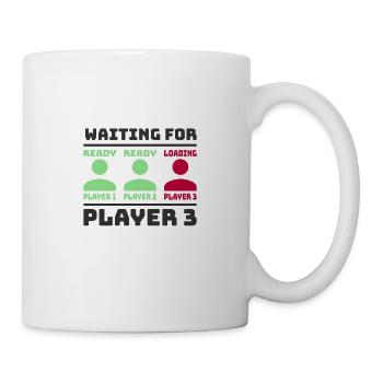En attendant que la joueuse 3 annonce sa grossesse - Mug blanc - blanc - Droite