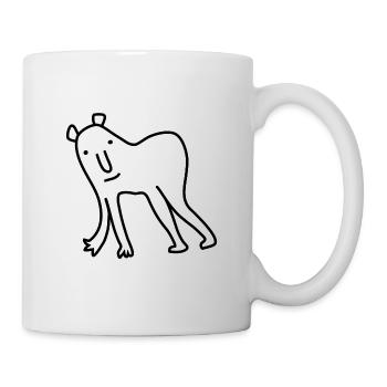 Bébé animal drôle - Mug blanc - blanc - Droite
