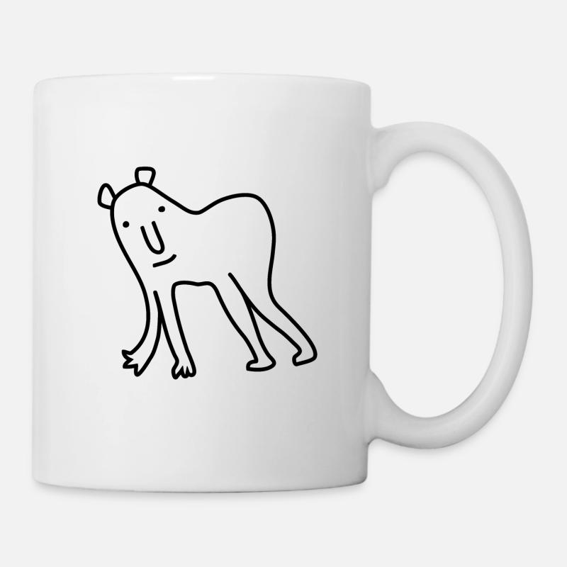 Bébé animal drôle - Mug blanc - blanc
