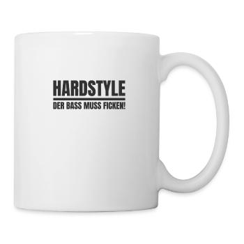 Hardstyle Der Bass muss Ficken! - Tasse - Weiß - Rechts