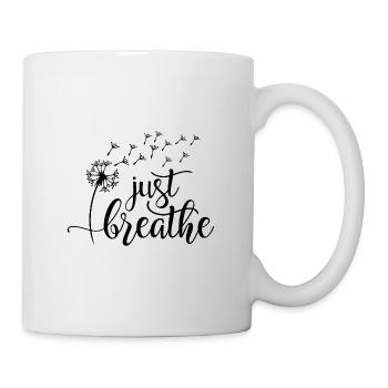 Just Breathe - Tasse - Weiß - Rechts