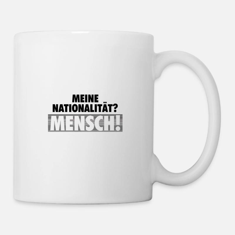 Gegen Rassismus - Tasse - Weiß