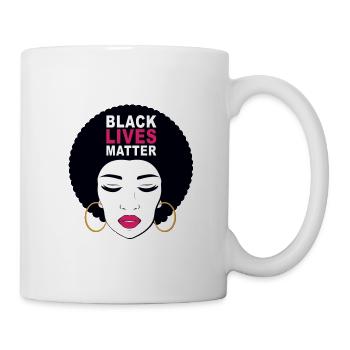 BLM(Black lives matter) - Mug blanc - blanc - Droite