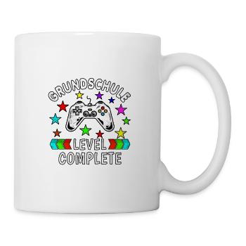 Grundschule Abschluss Grundschule Level Complete - Tasse - Weiß - Rechts