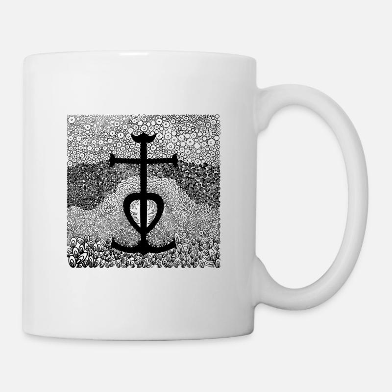 Croix De Camargue - Mug blanc - blanc