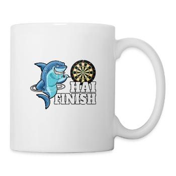 Dart WM Dart Shirt Dart Spieler Dart spielen 180 - Tasse - Weiß - Rechts